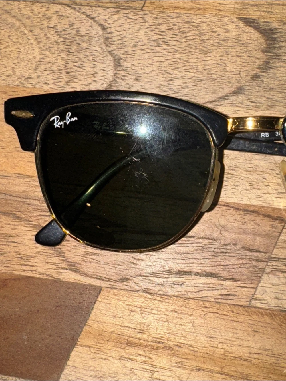 Ray-Ban Clubmaster Classic Glasses Gold‎ Frame